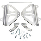 Works Connection Radiator Brace Set - Silver - Honda 18-008 Works Connection Radiator Brace Set - Silver - Honda 18-008