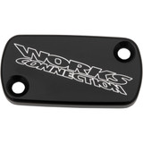Works Connection Brake Cover - Billet - Black 21-116 Works Connection Brake Cover - Billet - Black 21-116