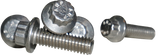 Lyndall Brakes 107-9651 12 Point Rear Rotor Bolts Machined Finish 3/8-16X1