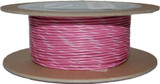 Namz Custom Cycle Nwr-109-100 #18-Gauge Pink/White Stripe 100' Spool Of Primary Wire