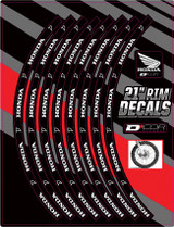 D-Cor 40-80-200 Rim Decals 21" Honda Logo Front