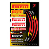 D-Cor 40-90-119 Decal Sheet 12 Mil Pirelli Decal Sheet 12 Mil Pirelli