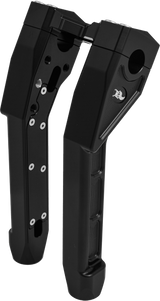 Kens Factory Kfr-03-1.125 Nl 1-1/8" X-Riser 10" Pull Back Black