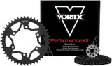 Vortex Ck6261 Sprocket/Chain Kit Stl/Stl 14/47T Sil Sx3 520-110L Blk