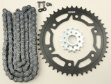 Vortex Ck6345 Sprocket/Chain Kit Stl/Stl 15/45T Sil Sx3 520-112L Blk