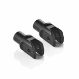 Rizoma Pe709B Footpeg Mount Kit Rider Black Pr
