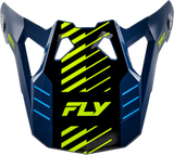 Fly Racing 73-0057 Formula Cp Slice Visor Navy/Hi-Vis/White M-2X