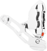 Hawg Halters Inc Rkstcc500 4 Pist Rear Caliper Kit Chrome St 84-99