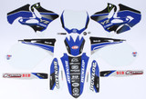 D-Cor Yamaha Raceline Graphics Complete Graphic Kit White 20-50-125