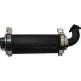 Bikeman Performance 17-318-Sb Muffler Blk Rzr Xp Turbo