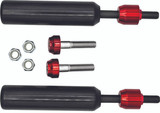 Santoro Fabworx Shock Mount Sliders Red Dyna 09-17 Sf50002