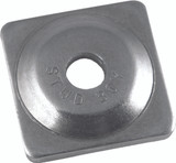 Stud Boy Square Backer Plates Aluminum 24/Pk 2061-P1