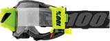 100% 50017-00008 Accuri 2 Forecast Goggle Black Clear Lens