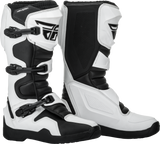 Fly Racing Maverik Boots White/Black Sz 07 364-67507 Fly Racing Maverik Boots White/Black Sz 07 364-67507