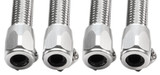 Jagg 22-Jhf06-Si-4 Hose Finisher 3/8" Silver Anodized 4Pk