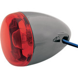 Chris Products 8501R-Bn Turn Signal Bk Nkl W/Red