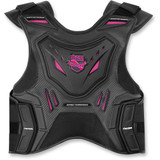 Icon Women'S Field Armor Stryker Vest - Black/Pink - S/M Icon Women'S Field Armor Stryker Vest - Black/Pink - S/M