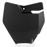 Acerbis 2449400001 Front Number Plate Black
