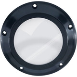Barnett Derby Cover - Black/Clear - '07-'18 Big Twin 343-30-44013 Barnett Derby Cover - Black/Clear - '07-'18 Big Twin 343-30-44013