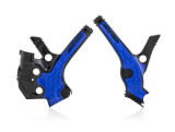 Acerbis X-Grip Frame Guards Black/Blue 2736381004