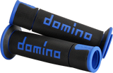 Domino Racing A45041C4840B7-0 A450 Road Racing Grips Black/Blue Pair