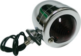 Harddrive 201036 Bullet Marker Light Chrome Red Lens Single Filament