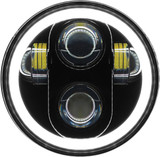 Pathfinder Hd5Mbh 5 3/4" Led Headlight With Full Halo Black