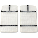 Moose Racing Mud Radiator Cover - White - Honda Hprmudcrf45016M