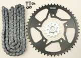 Vortex Ck6321 Sprocket/Chain Kit Stl/Stl 15/50T Sil Sx3 520-116L Blk
