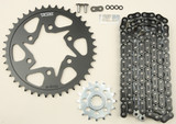 Vortex Ck6302 Sprocket/Chain Kit Stl/Stl 16/41T Sil Rx3 520-114L Blk