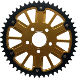 Supersprox Rst-7080:53-Gld Stealth 53T Rear Sprocket Gld Alum Car Blk Steel Teeth