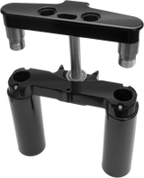 Hawg Halters Inc 4 Deg Raked Tripple Trees 41Mm Black Custom 41Fbar4