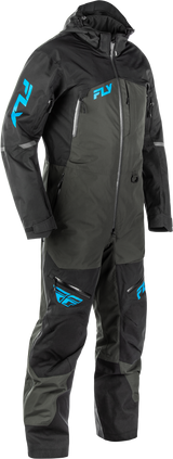 Fly Racing 470-4381S Incline Monosuit Black/Grey/Blue Sm