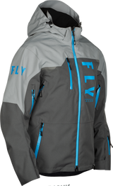 Fly Racing 470-52072X Carbon Jacket Grey/Blue 2X