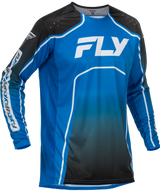 Fly Racing Rayce Bicycle Jersey Blue/Black/White Lg 379-051L