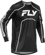 Fly Racing 379-050Yl Youth Rayce Bicycle Jersey Black/White Yl