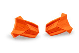 Puig 3148T Rubber End Replacement Frame Slider R19 Pair Orange