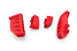 Puig 20872R Rubber End Replacement Frame Slider Pro 2.0 Pr Red