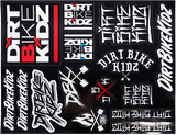 Dbk Ac-Slappack-Ss-Decal Slap Pack Sticker Sheet 8.5"X11"