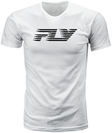 Fly Racing Fly Fast Tee White Md 354-0401M
