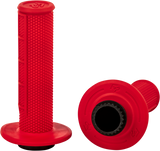 Fire Power Control Mx Lock-On Grips Red Half Waffle 24-0205
