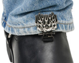 Ryder Clips Fms-Fc Clips For Stirrup/Strap Boots Flames