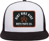 Dbk Mp Trucker 2Fifty Snapback White/Black Hat-Mptrk-Wht-2Fifty