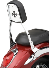 Cobra 1151643 Backrest Insert Cross Chrome Fits Std