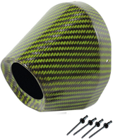 Pro Circuit Pc4022-0009 Carbon End Cap Green 1 3/4" I.D.