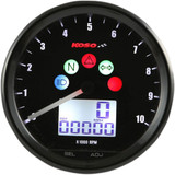 Koso North America Multifunction Meter - Tnt D64 - Black Ba058100 Koso North America Multifunction Meter - Tnt D64 - Black Ba058100