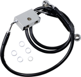 Drag Specialties Frt Brake Line Xl Bk +8 1741-5309