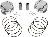 Je Pistons Piston Kit Hd M8 108 4.080 Bore 4.500 Stroke 11.5:1 398734