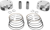 Je Pistons 398760 Piston Kit Hd M8 108 4.075 Bore 4.500 Stroke 12:1