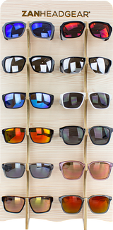 Zan Headgear Display Zan Lifestyle Sunglasses 12-Pcs. Ezlife25